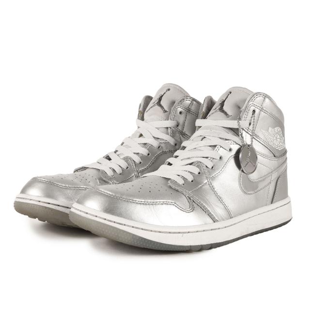 NIKE ナイキ サイズ:US9.5(27.5cm) | AIR JORDAN 1 HIGH GOLF GIFT GIVING (FD6815-101) | エアジョーダン1 ハイ ゴルフ | メタリックシルバー | ハイカット スニーカー シューズ 靴【メンズ】【中古】【K4755】_1