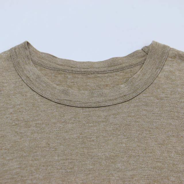 45R フォーティファイブ・アール ニット ブラウン サイズ:2(M) | リネン ワイド 長袖Tシャツ / カットソー | クルーネック ロゴ 刺繍 スリット | トップス 日本製【レディース】【中古】【K4756】_3