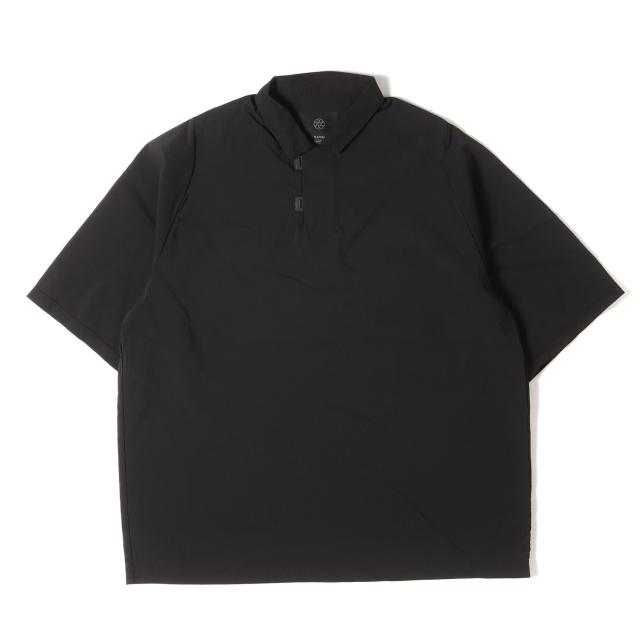 TEATORA テアトラ ポロシャツ ブラック 黒 サイズ:3 | カプセルスナップ ポロシャツ (CAPSULESNAP POLO SHIRT DR) / DOCTOROID | トップス 日本製【メンズ】【中古】【美品】【K4780】