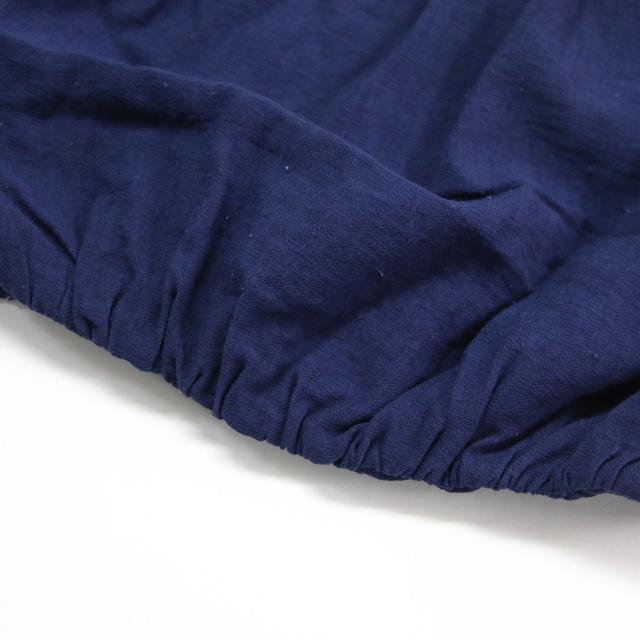 MAISON GUILLEMETTE メゾンギヨメット ブラウス ネイビー 紺 サイズ:S | 25春夏 スクエアネック クロップド ブラウス / プルオーバー 半袖 パフスリーブ | トップス シャツ カットトップス【レディース】【中古】【K4787】_6