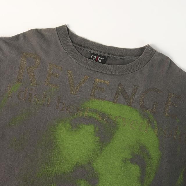 SAINT MICHAEL セントマイケル Tシャツ ブラック 黒 サイズ:XL | 23SS ×BerBerJin ×GReeeeN ヴィンテージ加工 Tシャツ(S/S T-SHIRT REVENGE) | トップス カットソー 半袖【メンズ】【中古】_5