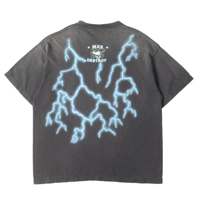 SAINT MICHAEL セントマイケル Tシャツ ブラック 黒 サイズ:XL | 24AW ヴィンテージ加工 メデューサ Tシャツ(SS TEE / MEDUSA) | トップス カットソー 半袖【メンズ】【中古】【美品】【K4793】_1