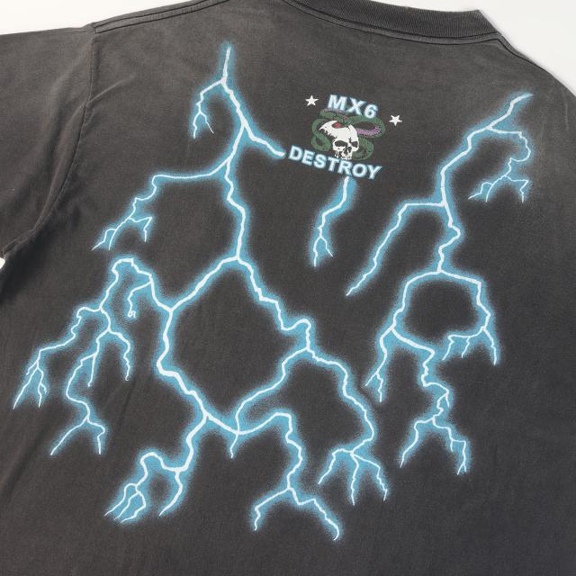 SAINT MICHAEL セントマイケル Tシャツ ブラック 黒 サイズ:XL | 24AW ヴィンテージ加工 メデューサ Tシャツ(SS TEE / MEDUSA) | トップス カットソー 半袖【メンズ】【中古】【美品】【K4793】_7