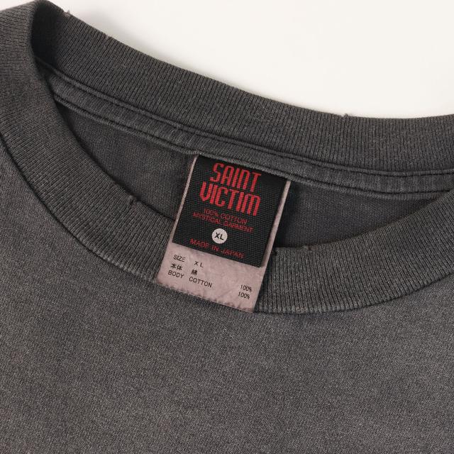 SAINT MICHAEL セントマイケル Tシャツ ブラック 黒 サイズ:XL | 24SS ×新世紀エヴァンゲリオン キャラクター Tシャツ(EV SS TEE NEON GNSIS) | トップス カットソー 半袖【メンズ】【中古】【美品】【K4793】_2