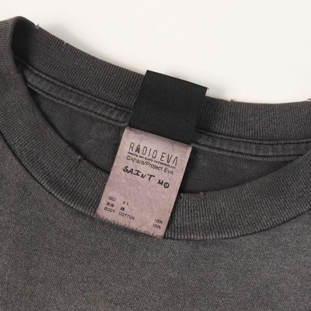 SAINT MICHAEL セントマイケル Tシャツ ブラック 黒 サイズ:XL | 24SS ×新世紀エヴァンゲリオン キャラクター Tシャツ(EV SS TEE NEON GNSIS) | トップス カットソー 半袖【メンズ】【中古】【美品】【K4793】_3