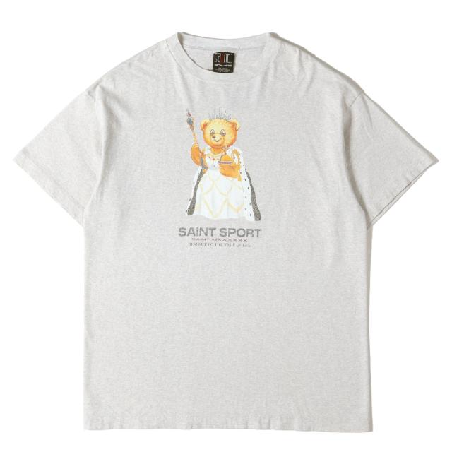 SAINT MICHAEL セントマイケル Tシャツ グレー サイズ:L | 24SS 