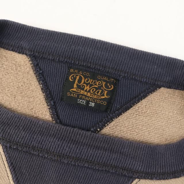 FREEWHEELERS フリーホイーラーズ スウェット ベージュ×ネイビー