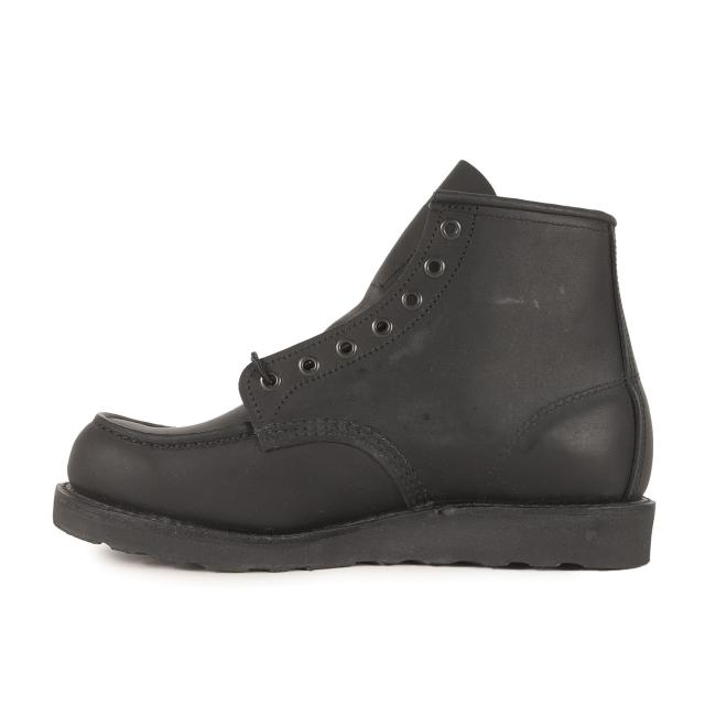 Red Wing レッド ウィング サイズ:US8.5D(26.5cm) | 人気品番 8074 | レザー アイリッシュセッター モックトゥ ブーツ | 2024年製 | 6-inch Classic Moc | ブラック 黒 | ブランド シューズ 靴【メンズ】【K4793】