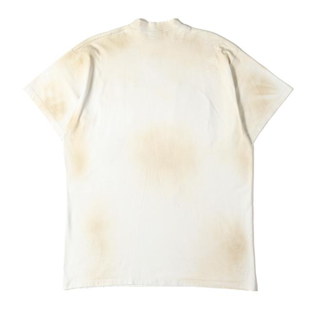 BALENCIAGA バレンシアガ Tシャツ スノーグレー系 サイズ:L | 23SS クラッシュダスト加工 ワッペンロゴ オーバーサイズ Tシャツ(SKATER OVERSIZED T-SHIRT) | トップス カットソー 半袖【メンズ】【K4779】_1