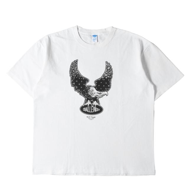 CHALLENGER チャレンジャー Tシャツ ホワイト 白 サイズ:XL | 24AW イーグル グラフィック Tシャツ OVAL EAGLE TEE | 半袖 ショート ハーフ スリーブ カットソー【メンズ】【K4813】