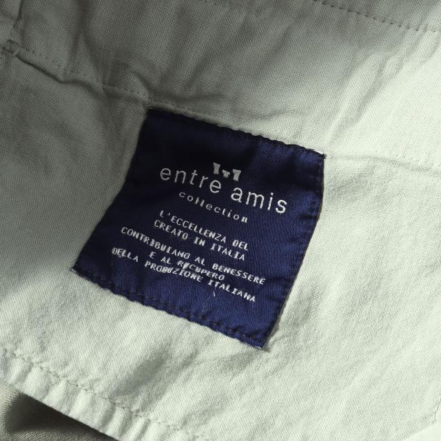 Entre Amis アントレ・アミ パンツ ライトオリーブ サイズ:47(W33) | 近年モデル ストレッチツイル スリム スラックス チノパンツ(TK AMERICA SLIM) | ボトムス ズボン | イタリア製【メンズ】【中古】【K4823】_4