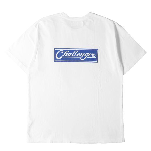 CHALLENGER チャレンジャー Tシャツ ホワイト 白 サイズ:XXL | 24AW バーロゴ クルーネック Tシャツ (BAR LOGO TEE) | トップス カットソー 半袖【メンズ】【中古】【K4824】