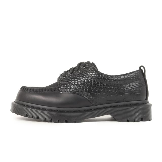 Dr.Martens ドクターマーチン サイズ:UK7(26.0cm) | 26SS 創業50周年 BEAMS別注 クレイジーパターン 4ホール シューズ (LOWELL BEAMS / 43026001) | ブラック 黒 | コラボ 別注 靴【メンズ】【K4835】