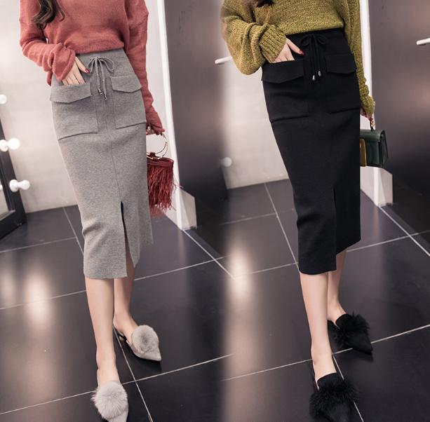 レディース マーメイドラインスカートスリットペンシルスカート タイトストレッチタイトスカートロング丈 ニット復古ａラインスカートの通販はau Pay マーケット ガソリンモール