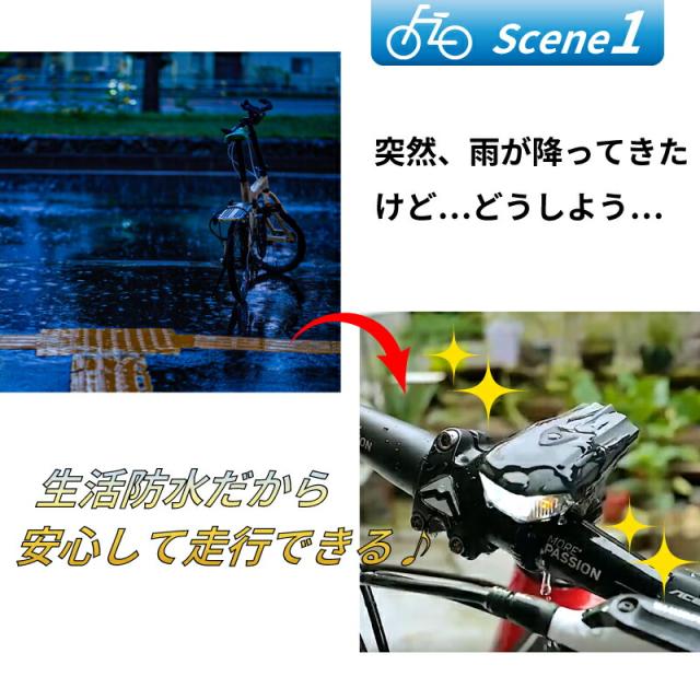 自転車 ライト Led 充電式 Usb 自動点灯 明るい ヘッドライト おしゃれ 防水 明暗 オート センサー 前照灯 付け簡単 小型 軽量 コンパクの通販はau Pay マーケット Selectshop One Au Pay マーケット店