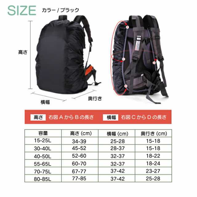 未使用】がまかつ釣り用リュック/レインカバー収納/GBー286 camping.com