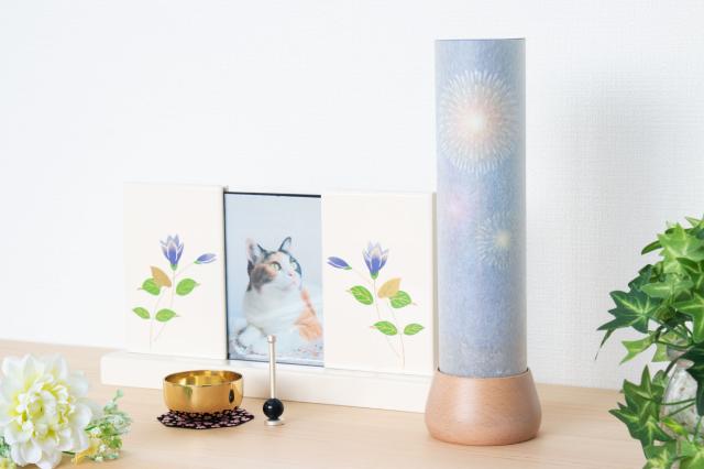 盆提灯 初盆 新盆 モダン 仏具 単品 岐阜の誉れ シリーズ いつかの花火 やまこう オリジナル 電池式 コードレス LED ローソク灯 和 行灯 提灯 仏壇 仏花 贈り物