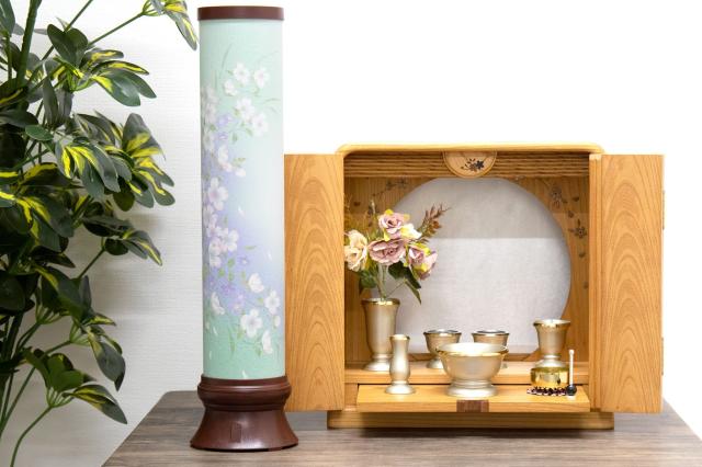 創作提灯 お盆用品 電池式 （盆提灯 初盆 提灯 おしゃれ モダン ミニ  