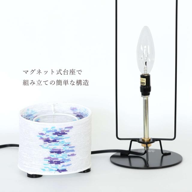 盆提灯 初盆 新盆 モダン 仏具 一対 セット 夏あかり・岐阜シリーズ 和紙と和花 桔梗 美濃和紙 インテリア灯 和 あんどん 行灯 提灯 仏壇 贈り物_6
