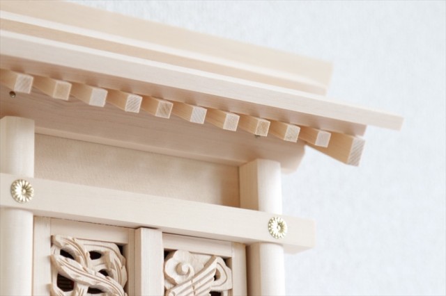 鳳翔一社・小 □ 美・木曽ひのき 中神明 神棚 セット 神棚 鳳翔一社・小 □ 美・木曽ひのき 中神明 神棚 セット 神棚