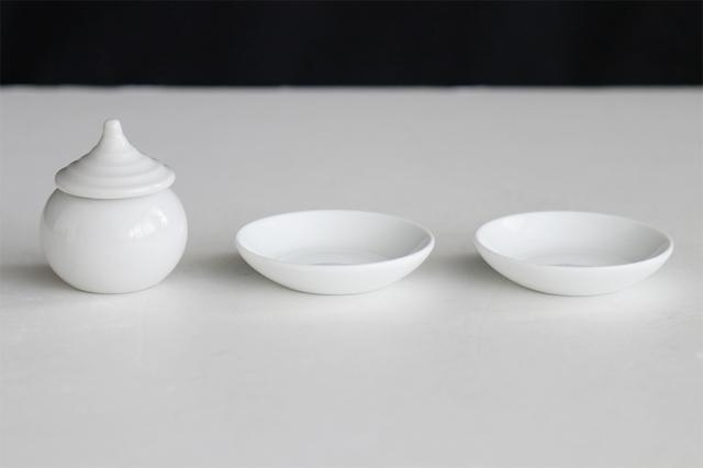 神具セット 10品目 ■ 角花仕立て ■ 神鏡・かがり火付 中・大型 神棚 祖霊舎 に最適 土器セット