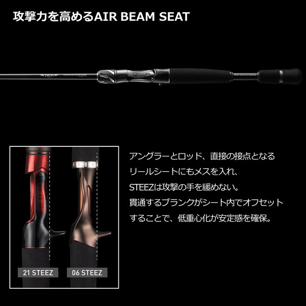 ダイワ ロッド '23 ベイトキャスティングロッド スティーズ C68MH-SV [BADGER 68] [6・大型] その他フィッシングツール