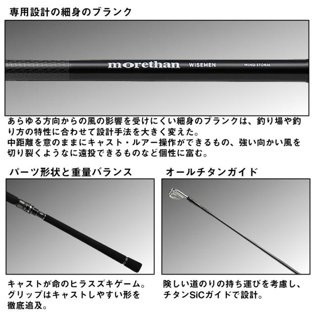 ダイワ ロッド モアザン ワイズメン 109M [6・大型]