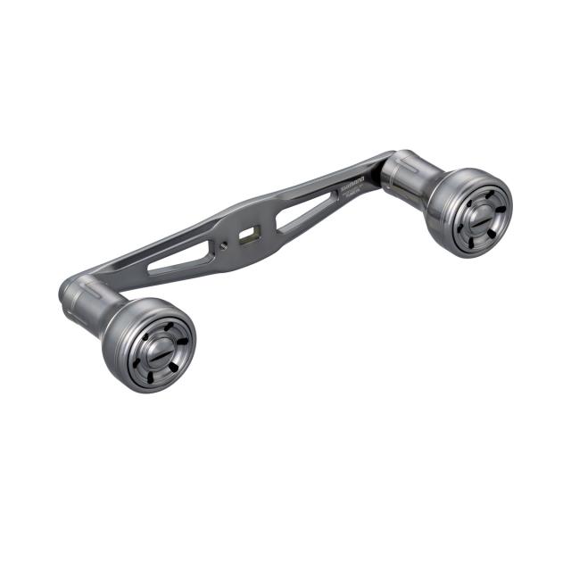 シマノ カスタムパーツ 夢屋 ダブルハンドルアルミノブ 55mm グレー [4][2025年新製品]