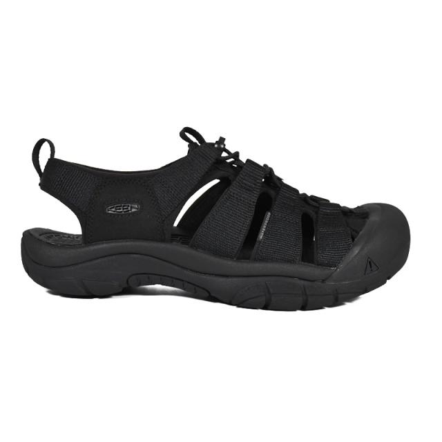KEEN (キーン) MENS NEWPORT H2 (メンズ ニューポート H2) メンズ サンダル ハイブリッド ストラップ トレンド タウンユース 普段使い デイリーユース カジュアル ストリート アウトドア キャンプ ビーチ 海 プール 黒 TRIPLE BLACK (トリプル ブラック) 1022258