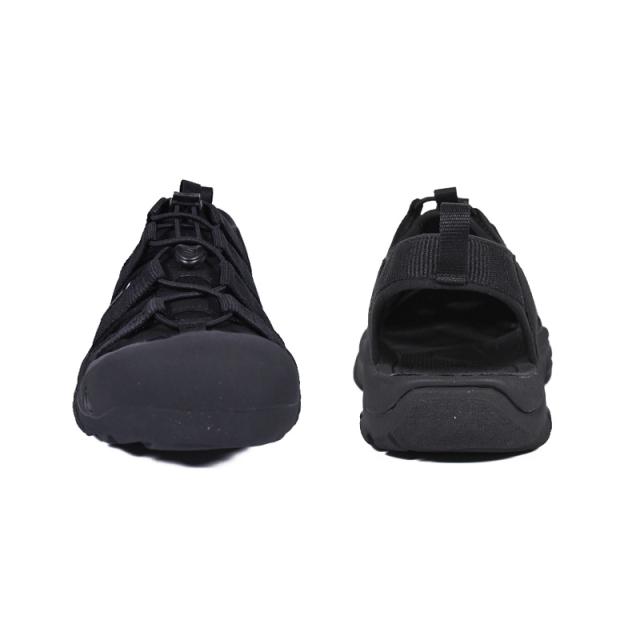 KEEN (キーン) MENS NEWPORT H2 (メンズ ニューポート H2) メンズ サンダル ハイブリッド ストラップ トレンド タウンユース 普段使い デイリーユース カジュアル ストリート アウトドア キャンプ ビーチ 海 プール 黒 TRIPLE BLACK (トリプル ブラック) 1022258