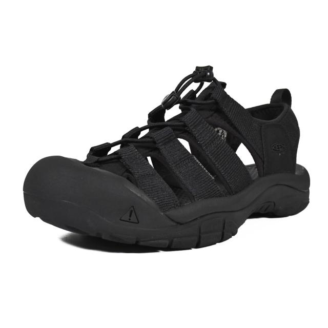 KEEN (キーン) MENS NEWPORT H2 (メンズ ニューポート H2) メンズ サンダル ハイブリッド ストラップ トレンド タウンユース 普段使い デイリーユース カジュアル ストリート アウトドア キャンプ ビーチ 海 プール 黒 TRIPLE BLACK (トリプル ブラック) 1022258