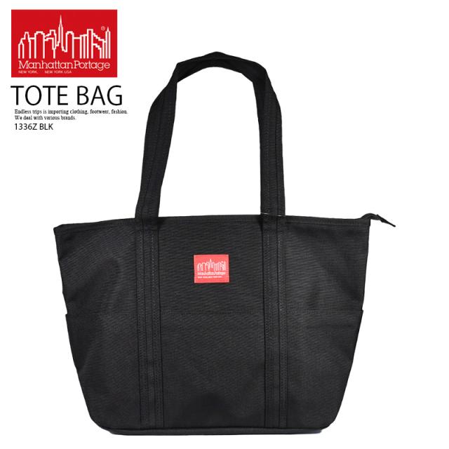 Manhattan Portage (マンハッタン ポーテージ) Tompkins Tote Bag (トンプキンス トート バッグ)トートバッグ A4 対応 デイリーユース 1336Z BLK