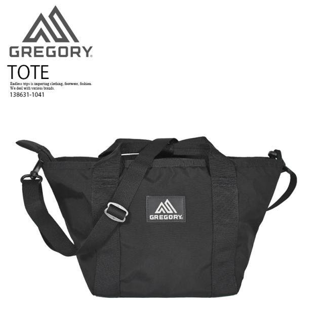Gregory (グレゴリー) BOAT TOTE S (ボート トート S) ユニセックス メンズ レディース 2WAYバッグ トートバッグ ショルダー バッグ 普段使い カジュアル 通勤 通学 旅行 BLACK (ブラック) 138631 1041 138631-1041