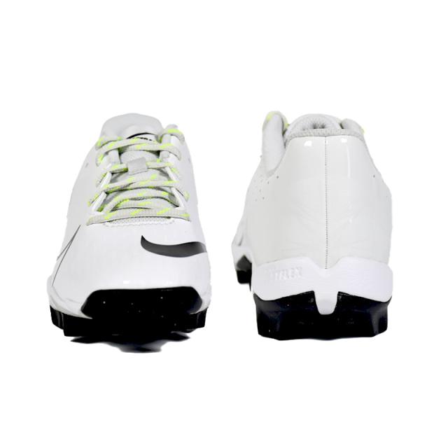 NIKE (ナイキ) W HYPERDIAMOND 4 KEYSTONE GG ハイパーダイヤモンド 4 キーストーン 野球 スパイク ジュニア キッズ 子供 (キッズモデル) ベースボール ソフトボール シューズ WHITE/BLACK-PHOTON DUST-VOLT ホワイト/ブラック-フォトンダスト-ボルト 白 CZ5919 103