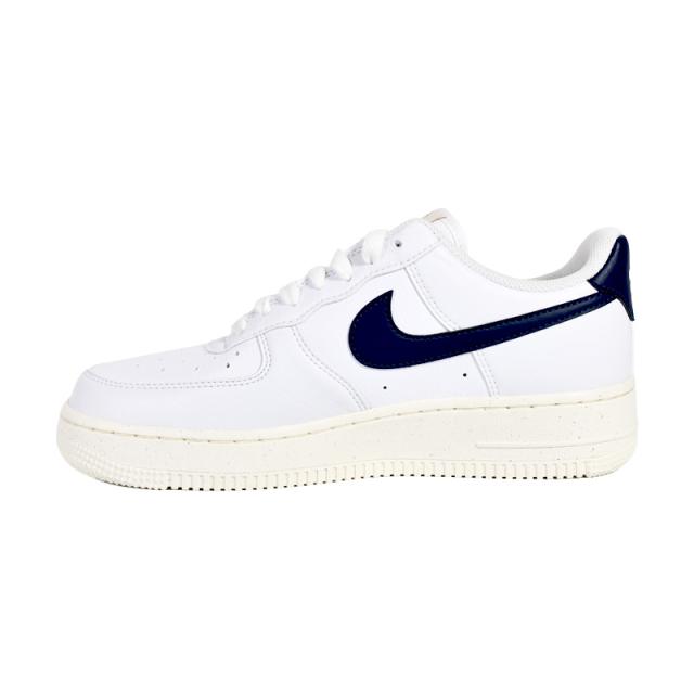 NIKE (ナイキ) W AIR FORCE 1 07 NN (ウィメンズ エア フォース 1 07 ネクスト ネイチャー) レディース ローカット スニーカー シューズ バッシュ バスケ 普段使い カジュアル ストリート WHITE/OBSIDIAN-PALE IVORY (ホワイト/ネイビー) FZ6768-100 FZ6768 100_2