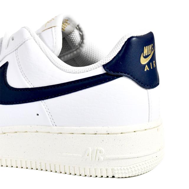 NIKE (ナイキ) W AIR FORCE 1 07 NN (ウィメンズ エア フォース 1 07 ネクスト ネイチャー) レディース ローカット スニーカー シューズ バッシュ バスケ 普段使い カジュアル ストリート WHITE/OBSIDIAN-PALE IVORY (ホワイト/ネイビー) FZ6768-100 FZ6768 100_7