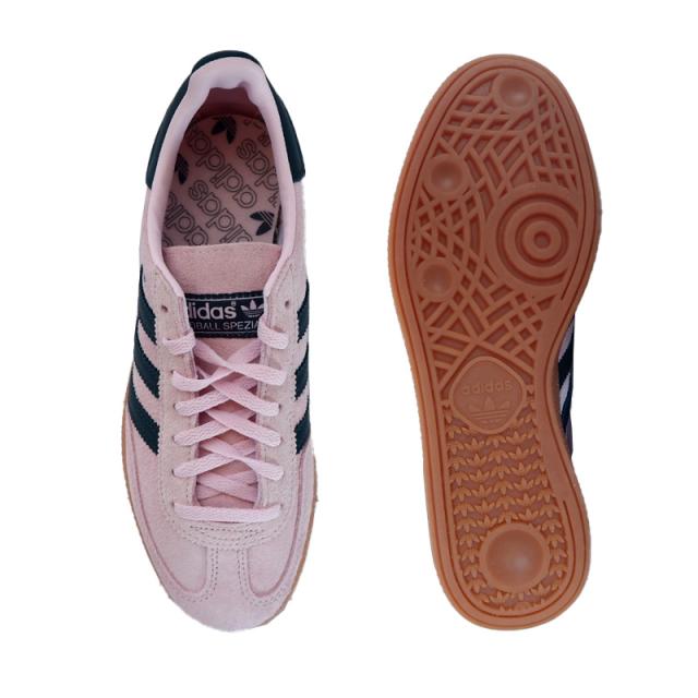 adidas (アディダス) HANDBALL SPEZIAL W (ハンドボール スペツィアル ウィメンズ) レディース ローカット スニーカー フットウェア タウンユース 普段使い カジュアル ストリート アウトドア ローテク CLPINK/ARCNGT/GUM2 (クリアピンク/ネイビー/ガム) IF6561_4