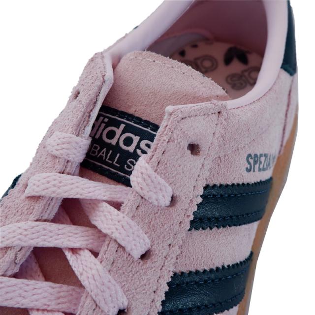 adidas (アディダス) HANDBALL SPEZIAL W (ハンドボール スペツィアル ウィメンズ) レディース ローカット スニーカー フットウェア タウンユース 普段使い カジュアル ストリート アウトドア ローテク CLPINK/ARCNGT/GUM2 (クリアピンク/ネイビー/ガム) IF6561_6