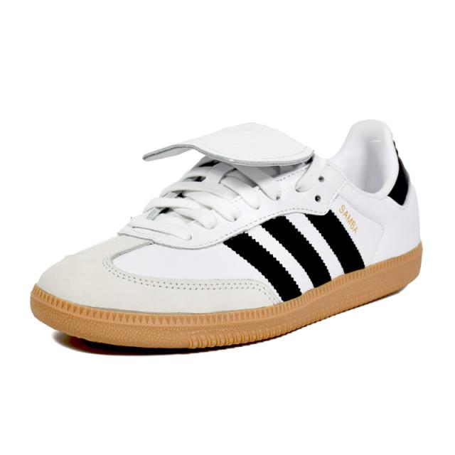 adidas (アディダス) SAMBA LT W (サンバ LT ウィメンズ) レディース ローカット スニーカー サッカー シューズ タウンユース 普段使い カジュアル アウトドア ストリート スポーツ レトロ クラシック 名作 FTWWHT/CBLACK/GOLDMT (ホワイト/ブラック/ゴールド) IG4279_1
