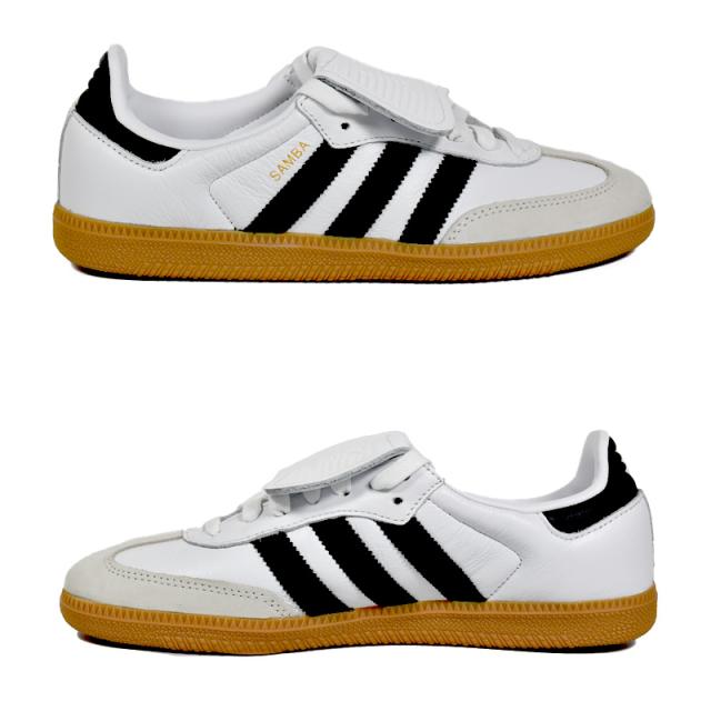 adidas (アディダス) SAMBA LT W (サンバ LT ウィメンズ) レディース ローカット スニーカー サッカー シューズ タウンユース 普段使い カジュアル アウトドア ストリート スポーツ レトロ クラシック 名作 FTWWHT/CBLACK/GOLDMT (ホワイト/ブラック/ゴールド) IG4279_2