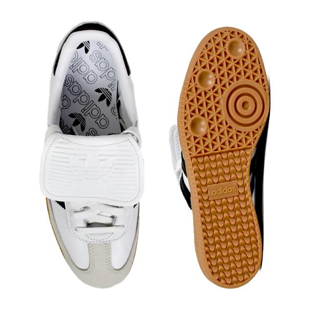 adidas (アディダス) SAMBA LT W (サンバ LT ウィメンズ) レディース ローカット スニーカー サッカー シューズ タウンユース 普段使い カジュアル アウトドア ストリート スポーツ レトロ クラシック 名作 FTWWHT/CBLACK/GOLDMT (ホワイト/ブラック/ゴールド) IG4279_3
