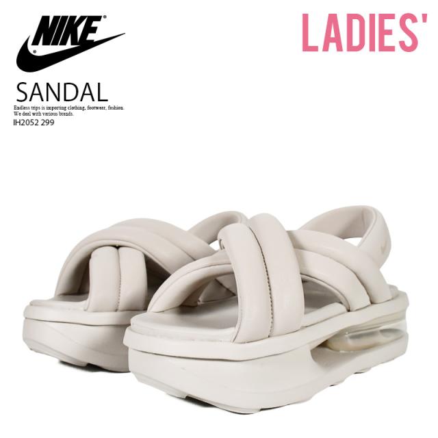 NIKE (ナイキ) W AIR MAX ISLA SANDAL (ウィメンズ エア マックス アイラ サンダル) レディース ストラップ スライド 厚底 ビーチ 海 プール キャンプ 普段使い カジュアル ストリート オフホワイト CREAM II/CREAM II-CREAM II (クリーム 2) IH2052-299 IH2052 299