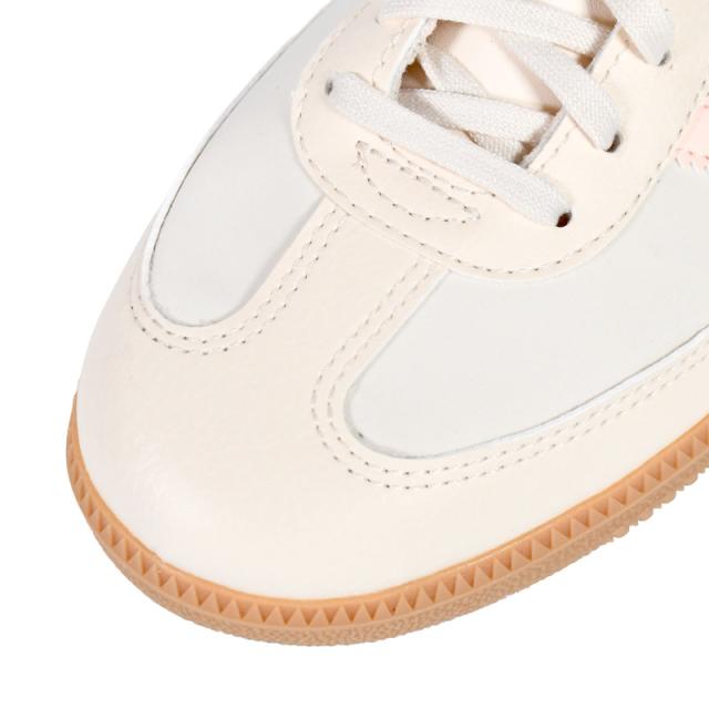 adidas アディダス SAMBA OG J (サンバ オリジナル J) レディース サイズ (キッズ モデル) ローカット スニーカー サッカー シューズ ナイロン タウンユース 普段使い カジュアル ストリート レトロ クラシック WONWHI/CLEORA/GUM3 (ベージュ/オレンジ/ガム) JH7598_5