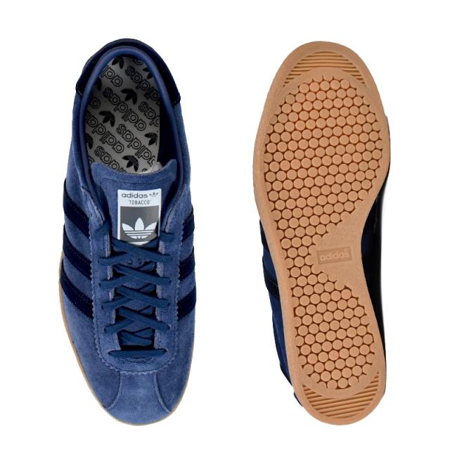 adidas (アディダス) TOBACCO (タバコ) メンズ ローカット 名作 DKBLUE