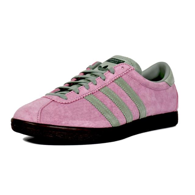 adidas (アディダス) TOBACCO (タバコ) ユニセックス メンズ レディース ローカット スニーカー フットウェア タウンユース ローテクスニーカー アウトドア ストリート スウェード 復刻 レトロ クラシック WONDER ORCHID/SILVER GREEN/DARK BROWN (ピンク/グリーン) JR2741