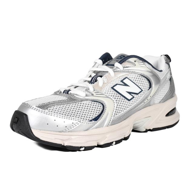 NEW BALANCE (ニューバランス) 530 SNEAKER (530 スニーカー) MR530 MR 530 シリーズ レディースサイズ (ユニセックスモデル) フィットネス ランニングシューズ ローカット ランニング ダッド シューズ Y2Kファッション (ホワイト/シルバー/ブラック) MR530TA_10