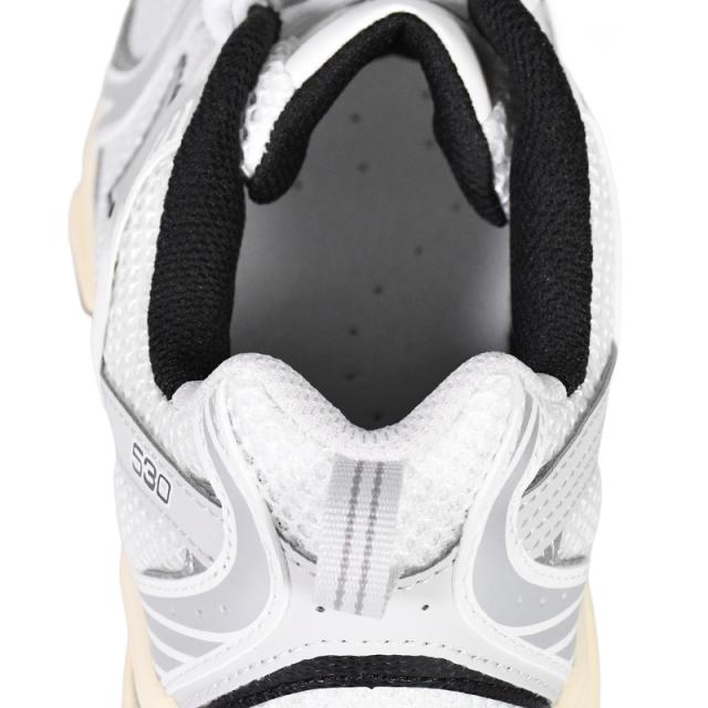 NEW BALANCE (ニューバランス) 530 SNEAKER (530 スニーカー) MR530 MR 530 シリーズ レディースサイズ (ユニセックスモデル) フィットネス ランニングシューズ ローカット ランニング ダッド シューズ Y2Kファッション (ホワイト/シルバー/ブラック) MR530TA_8