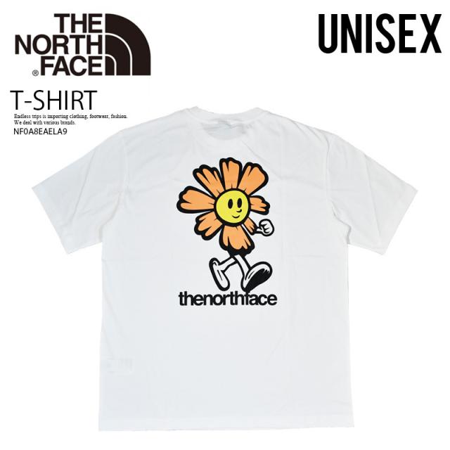 THE NORTH FACE (ザ ノースフェイス) M BLOOM SS TEE OVERSIZED (M ブルーム ショートスリーブT オーバーサイズド) 半袖T Tシャツ トップス メンズ レディース 白 黒 TNF WHITE/TNF BLACK (ホワイト/ブラック) NF0A8EAELA9
