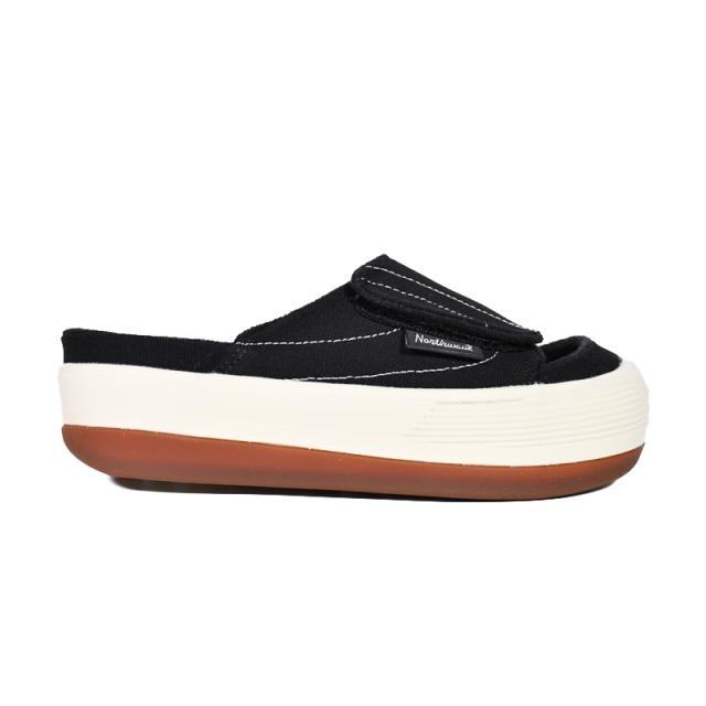 NORTHWAVE (ノースウェーブ) ESPRESSO SLIPPERS (エスプレッソ スリッパ) ユニセックス メンズ レディース ローカット サンダル キャンバス 厚底 タウンユース ブラック/ホワイト NW-005 BLACK/WHITE