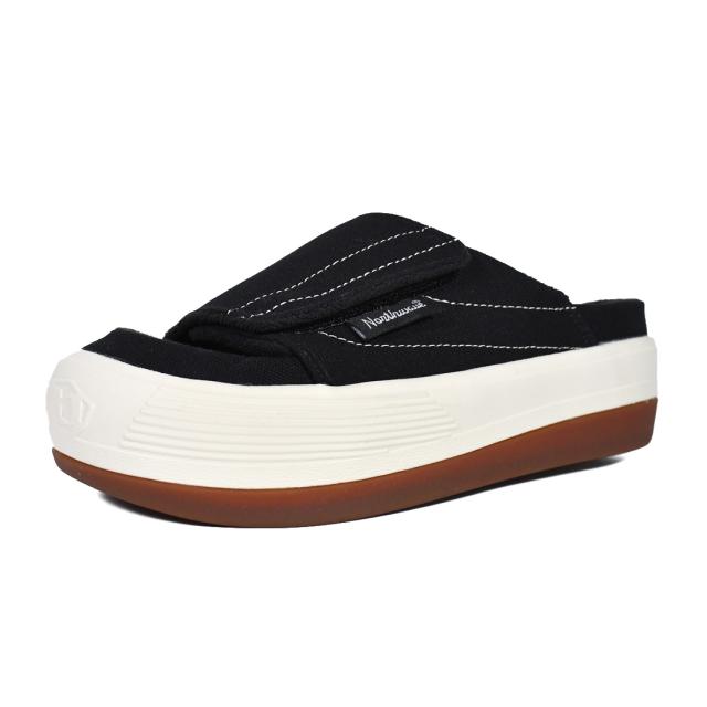NORTHWAVE (ノースウェーブ) ESPRESSO SLIPPERS (エスプレッソ スリッパ) ユニセックス メンズ レディース ローカット サンダル キャンバス 厚底 タウンユース ブラック/ホワイト NW-005 BLACK/WHITE